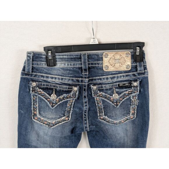 Miss Me Signature Cuffed Capri JP7189P Women's Size 25 - Picture 10 of 16